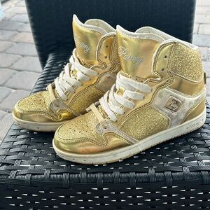 Pastry Glam Pie Glitter High-Top Sneaker & Dance Shoe for Adults